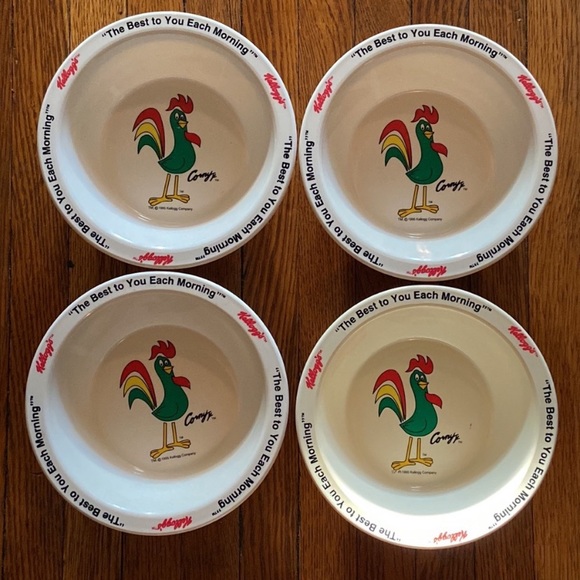 Kellogg’s Dining Vintage Kelloggs Cereal Bowls Poshmark